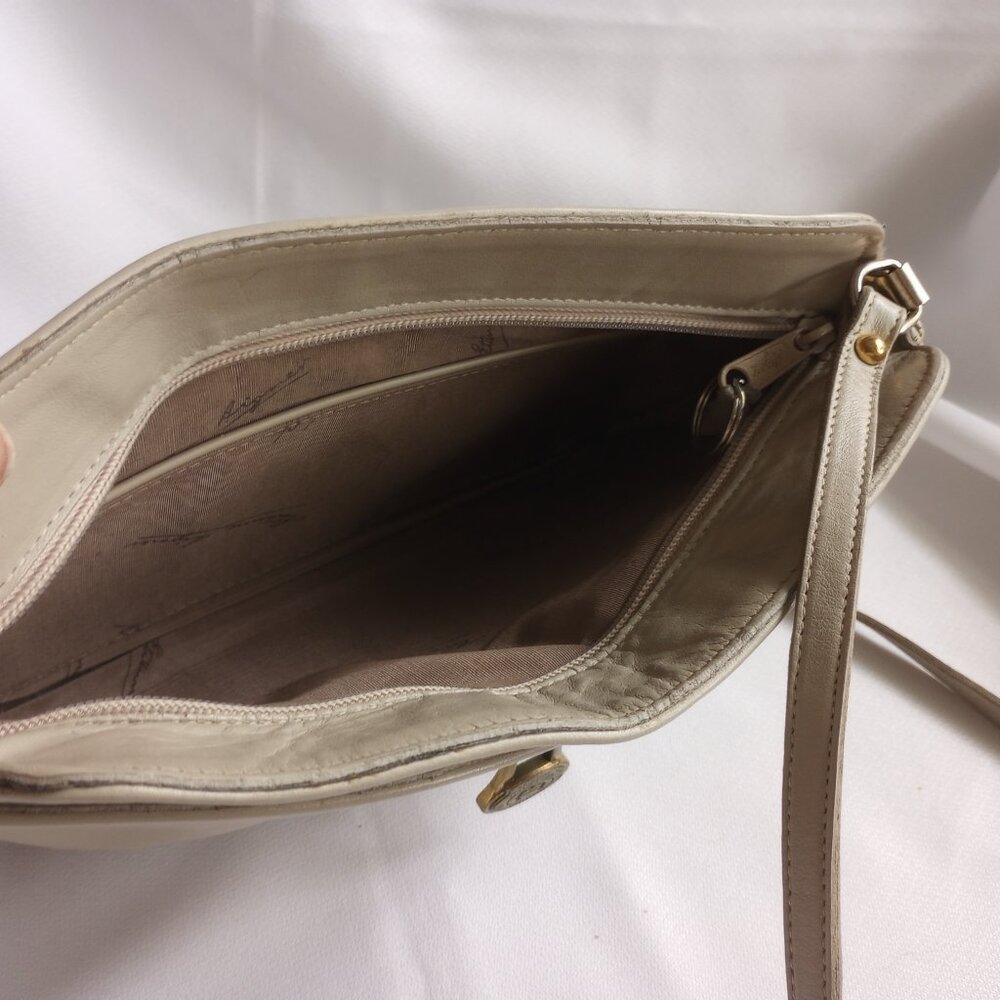 ***SOLD***  Etienne Aigner Taupe Beige Shoulder Bag - Picture 7 of 9